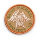 Патч Архангел Михаил Saint Michael Protect Us (круглый)