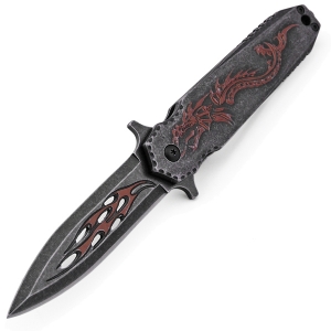 Нож Dragon Dagger Flipper Blackwash