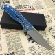 Нож Широгоров Флиппер 95 Custom Blue Cube Titanium (Replica)