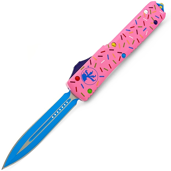 New Exclusive Dessert Warrior Ultratech Donut Pink Automatic Knife