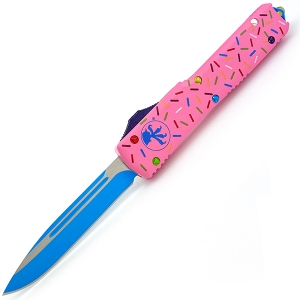 Ніж Microtech Dessert Warrior Ultratech Donut Pink Drop Point (Replica)