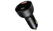 Автомобільна зарядка Baseus Supreme Digital Display 100W QC 4.0+PD3.0 PPS USB + Type-C 5A4784