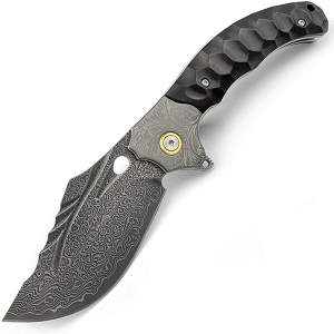 Ніж Rhinoceros Wood Damascus