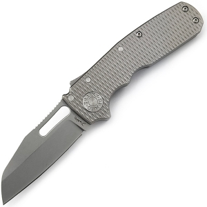 Ніж Demko Shark Cub Foot Textured Titanium (Replica)