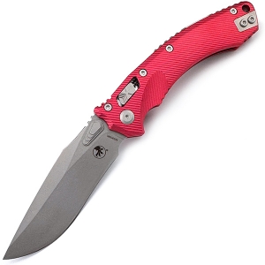 Ніж Microtech Amphibian Fluted Merlot Red Aluminum (Replica)