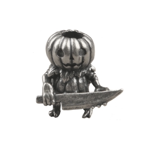 Бусина для темляка геловінський Гарбуз з ножем