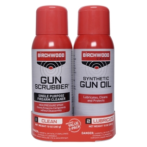Набір очисника і мастила Birchwood Casey Gun Scrubber & Synthetic Gun Oil