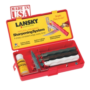 Набор для заточки ножей Lansky Natural Arkansas System LKNAT